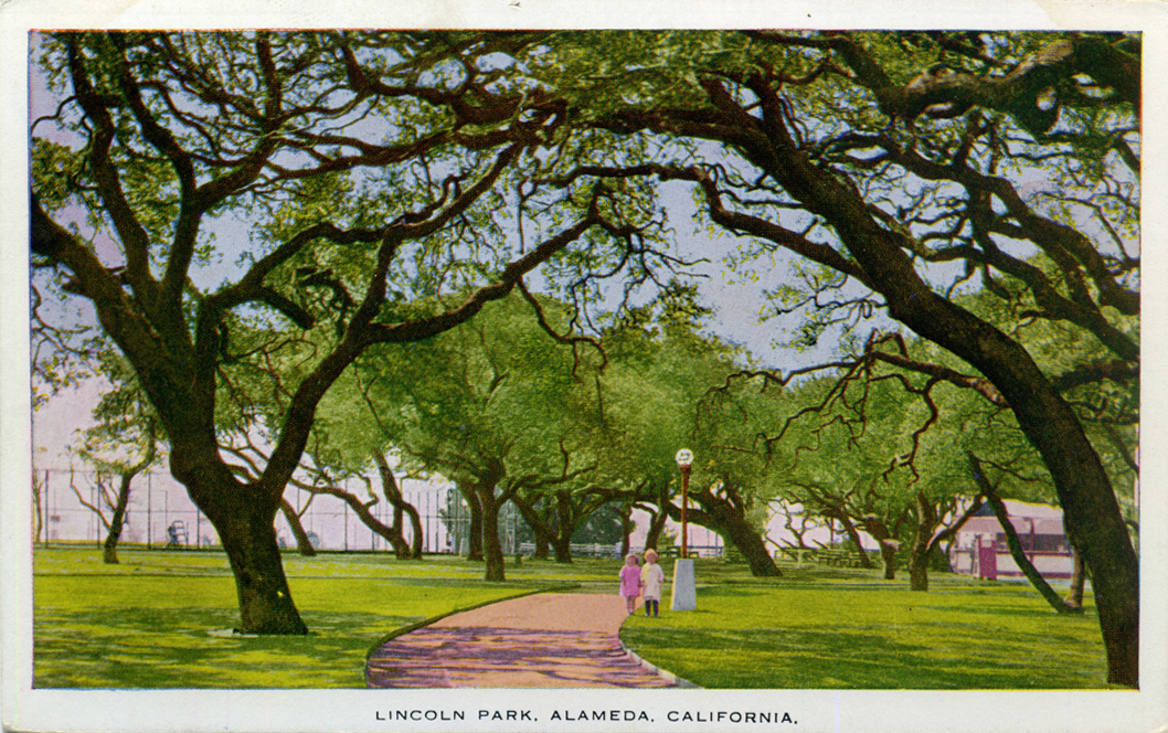 Alameda, California, Homes and Parks, old postcards, photos and other